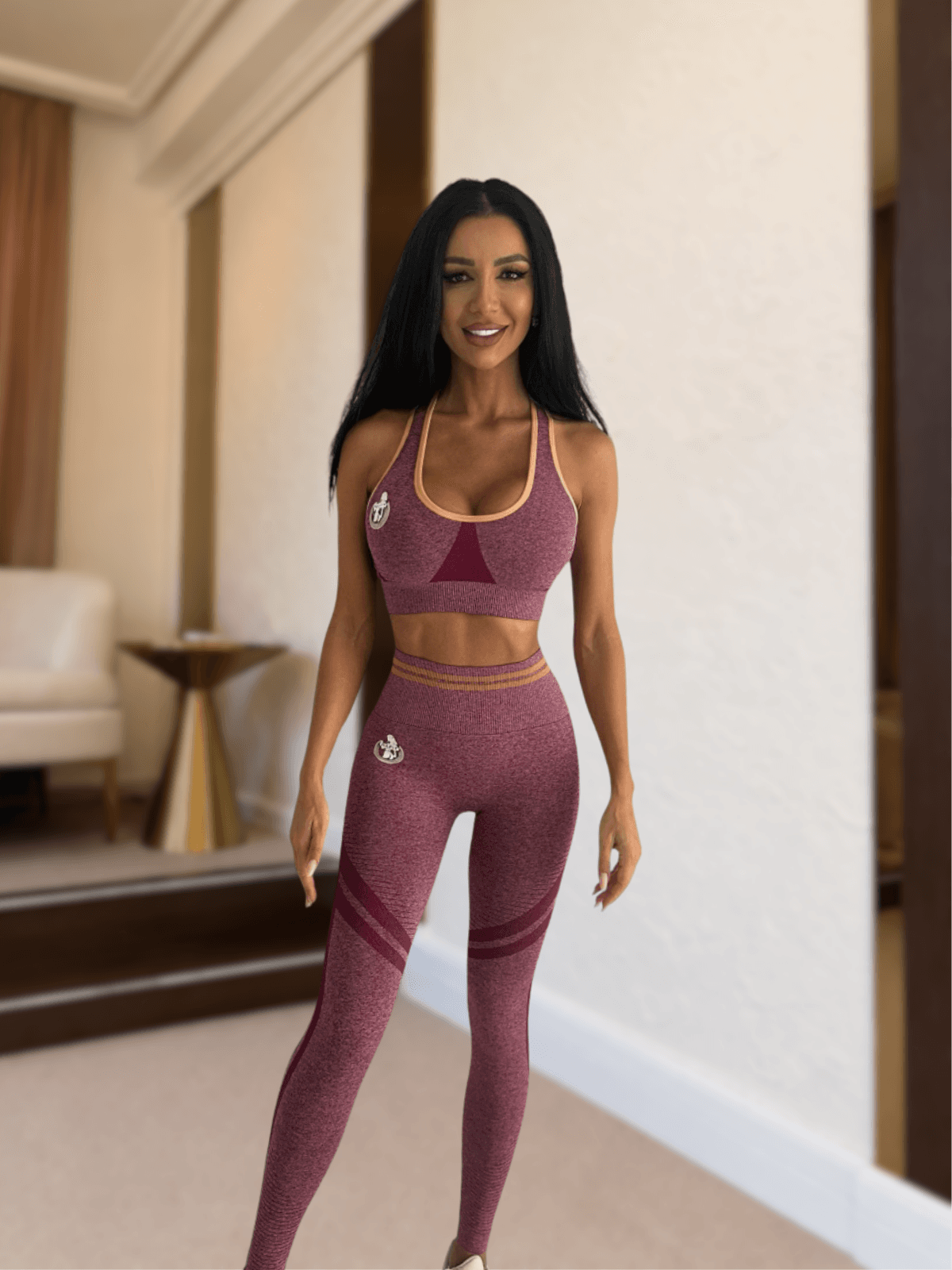 SUMMER Burgundy Set