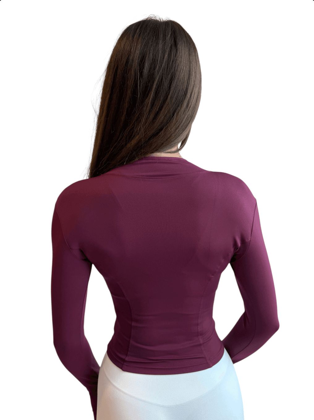 Bluza LINES Sangria