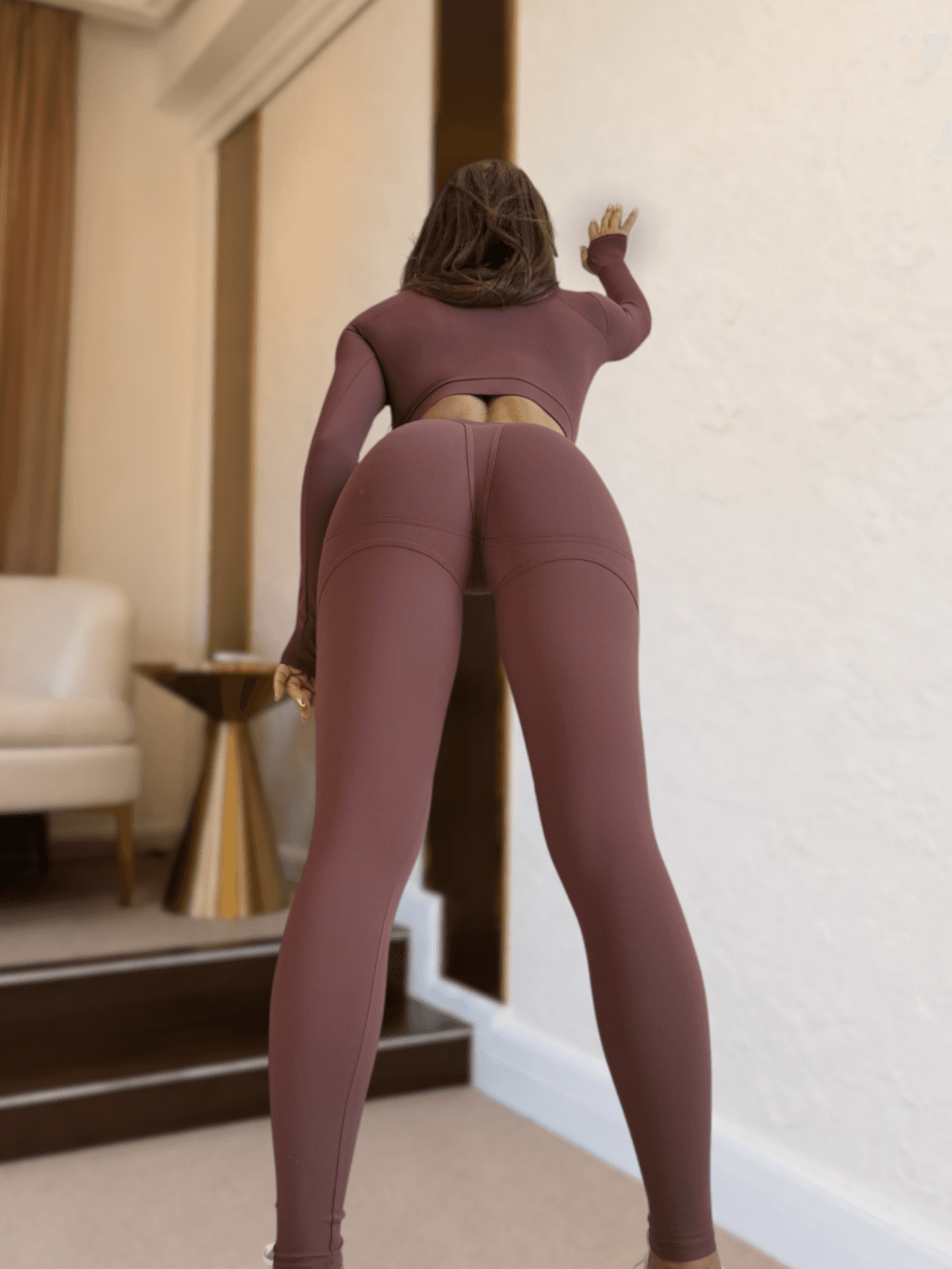 Colanți WOW Brown