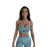Set Leopard Blue Black