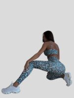 Set Leopard Blue Black - imagine 3