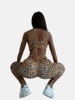 Set Leopard Orange Black - imagine 2