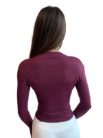 Bluza LINES Sangria - imagine 2